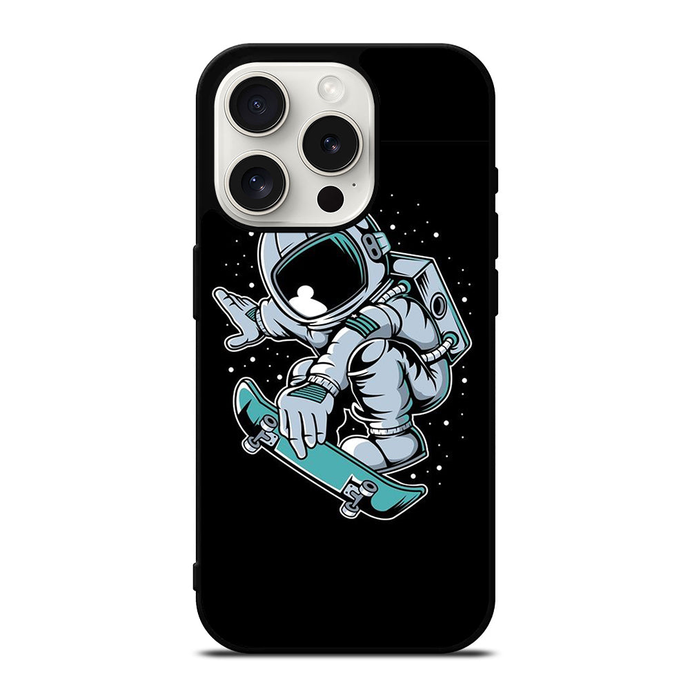 ASTRONAUT SKATEBOARDER ART iPhone 15 Pro Case Cover