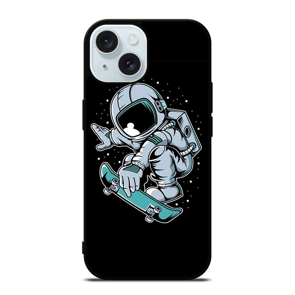 ASTRONAUT SKATEBOARDER ART iPhone 15 Case Cover