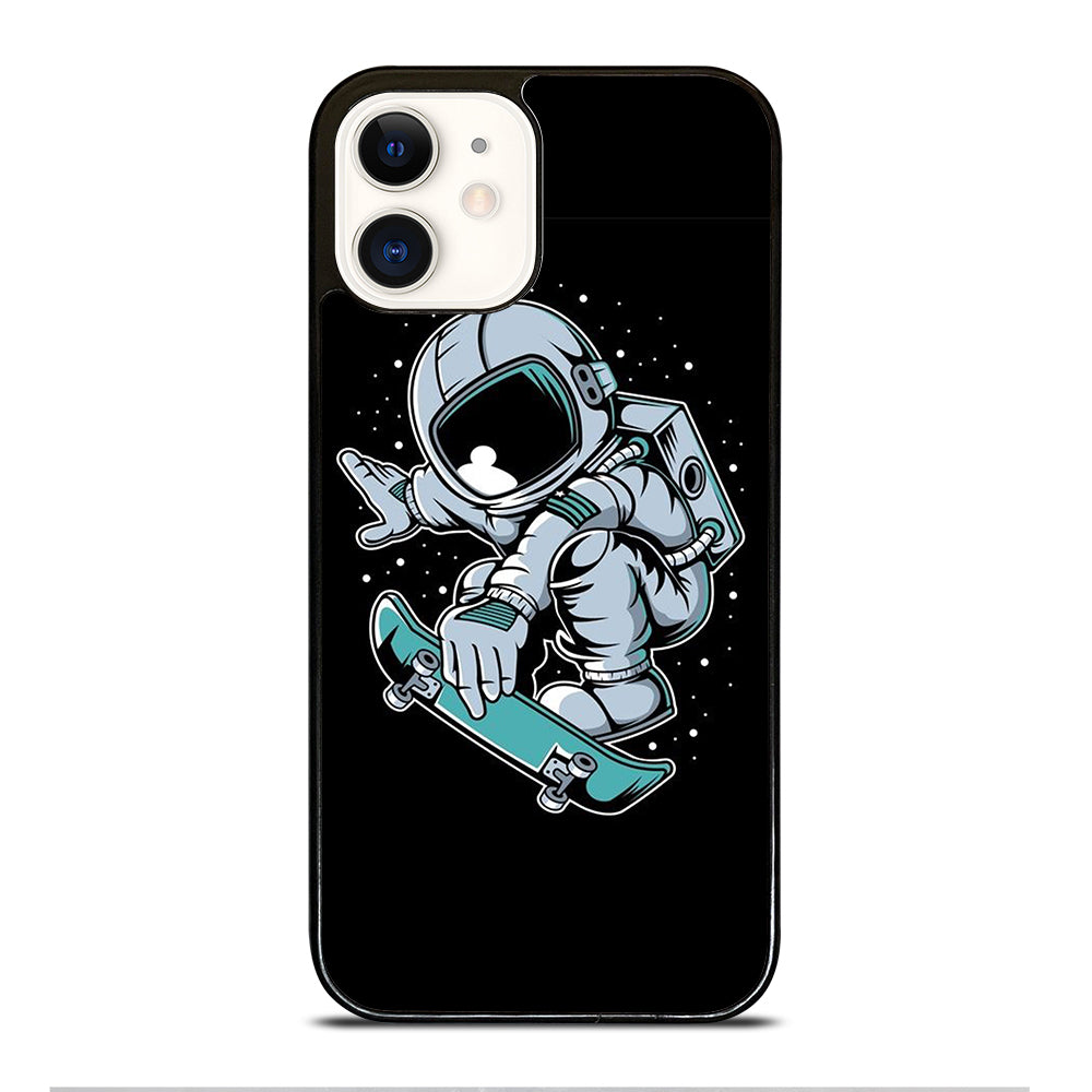 ASTRONAUT SKATEBOARDER ART iPhone 12 Case Cover
