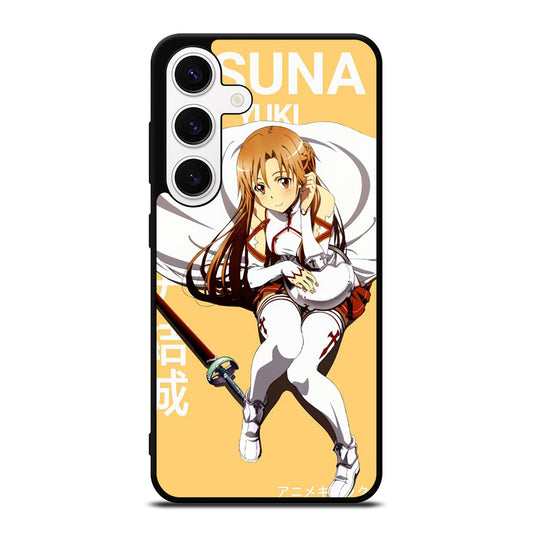 ASUNA YUUKI SWORD ART ONLINE ANIME SERIES Samsung Galaxy S24 Case Cover