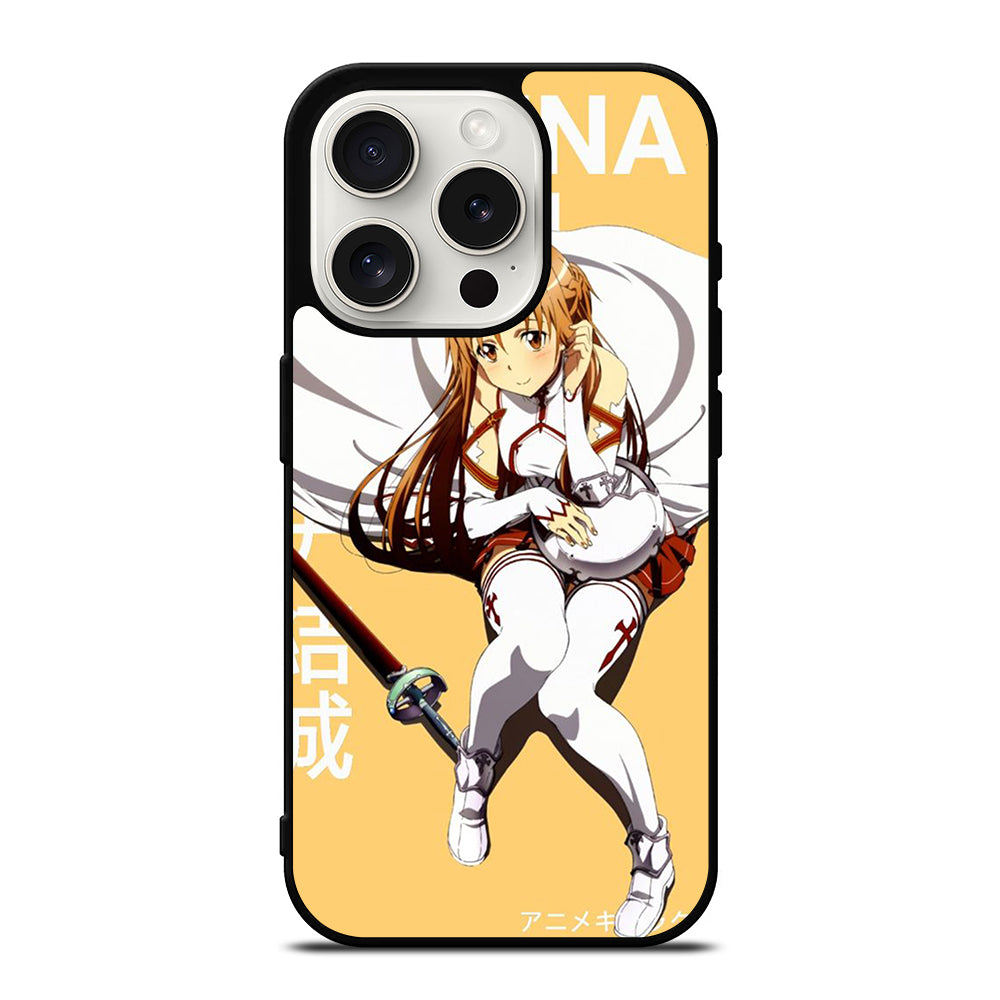 ASUNA YUUKI SWORD ART ONLINE ANIME SERIES iPhone 15 Pro Case Cover