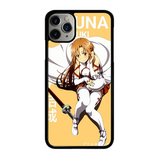 ASUNA YUUKI SWORD ART ONLINE ANIME SERIES iPhone 11 Pro Max Case Cover