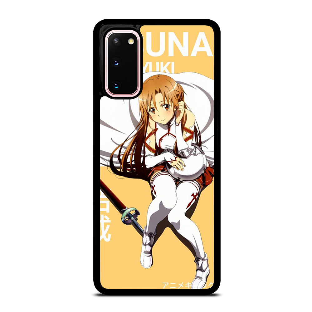 ASUNA YUUKI SWORD ART ONLINE ANIME SERIES Samsung Galaxy S20 Case Cover