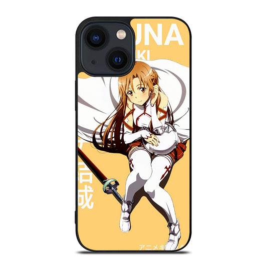 ASUNA YUUKI SWORD ART ONLINE ANIME SERIES iPhone 14 Plus Case Cover