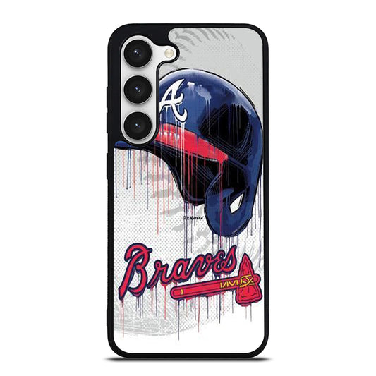 ATLANTA BRAVES HELMET Samsung Galaxy S23 Case Cover