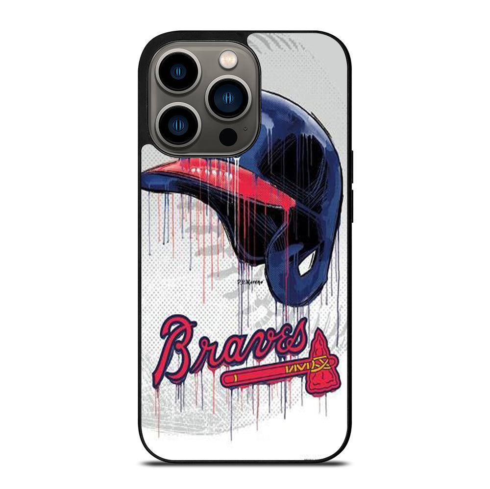 ATLANTA BRAVES HELMET iPhone 13 Pro Case Cover