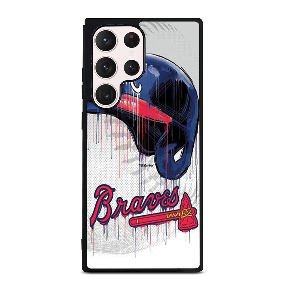 ATLANTA BRAVES HELMET Samsung Galaxy S23 Ultra Case Cover