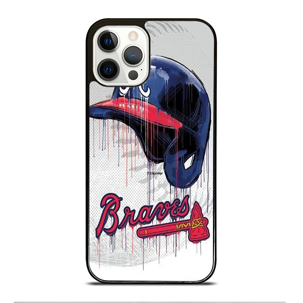ATLANTA BRAVES HELMET iPhone 12 Pro Case Cover