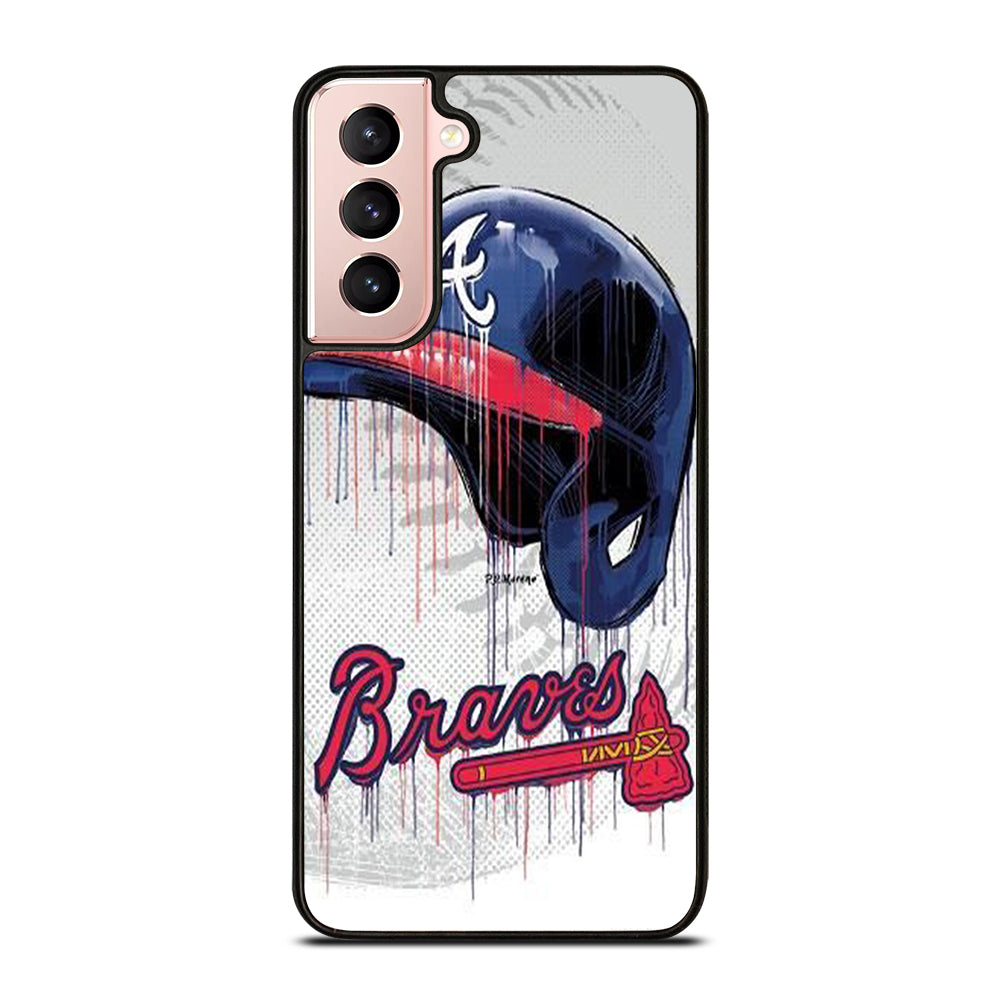 ATLANTA BRAVES HELMET Samsung Galaxy S21 Case Cover