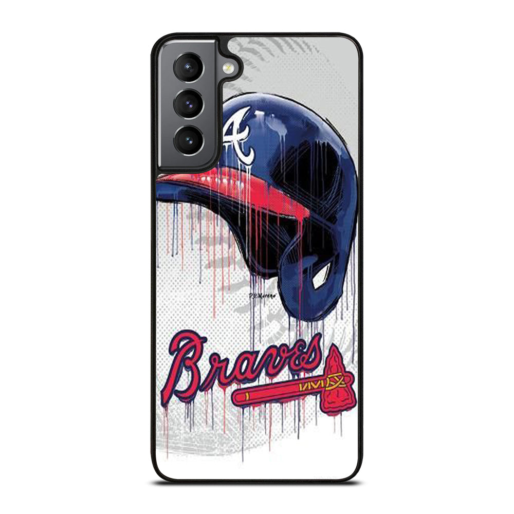 ATLANTA BRAVES HELMET Samsung Galaxy S21 Plus Case Cover