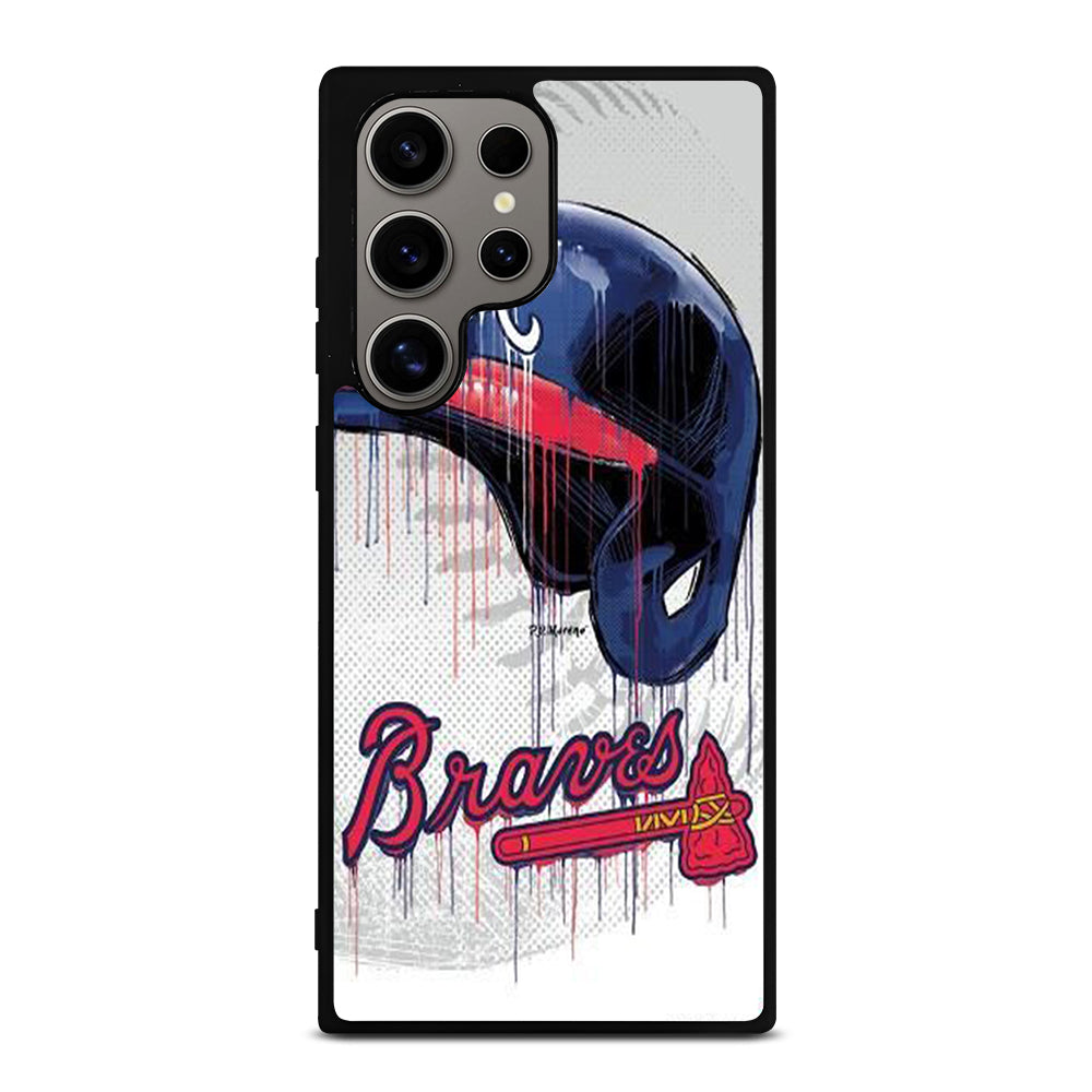 ATLANTA BRAVES HELMET Samsung Galaxy S24 Ultra Case Cover