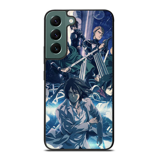 ATTACK ON TITAN ANIME CHARACTER 2 Samsung Galaxy S22 Case Cover