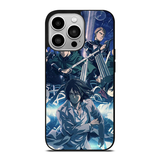 ATTACK ON TITAN ANIME CHARACTER 2 iPhone 14 Pro Case Cover