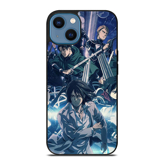 ATTACK ON TITAN ANIME CHARACTER 2 iPhone 14 Case Cover