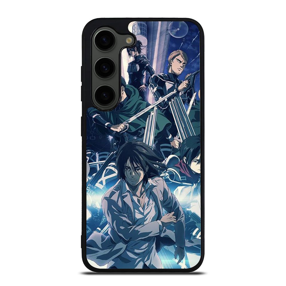 ATTACK ON TITAN ANIME CHARACTER 2 Samsung Galaxy S23 Plus Case Cover