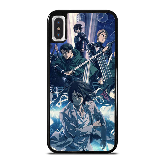 ATTACK ON TITAN ANIME CHARACTER 2 iPhone X / XS Case Cover