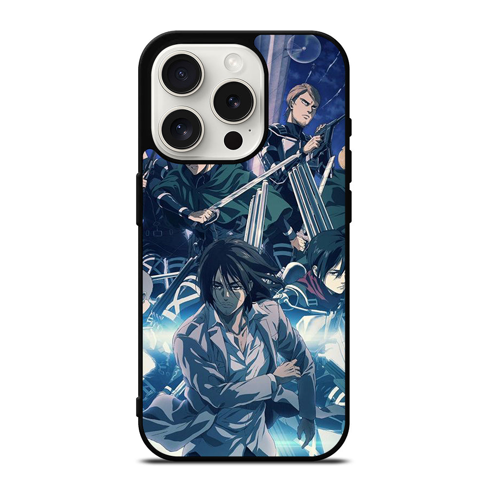 ATTACK ON TITAN ANIME CHARACTER 2 iPhone 15 Pro Case Cover