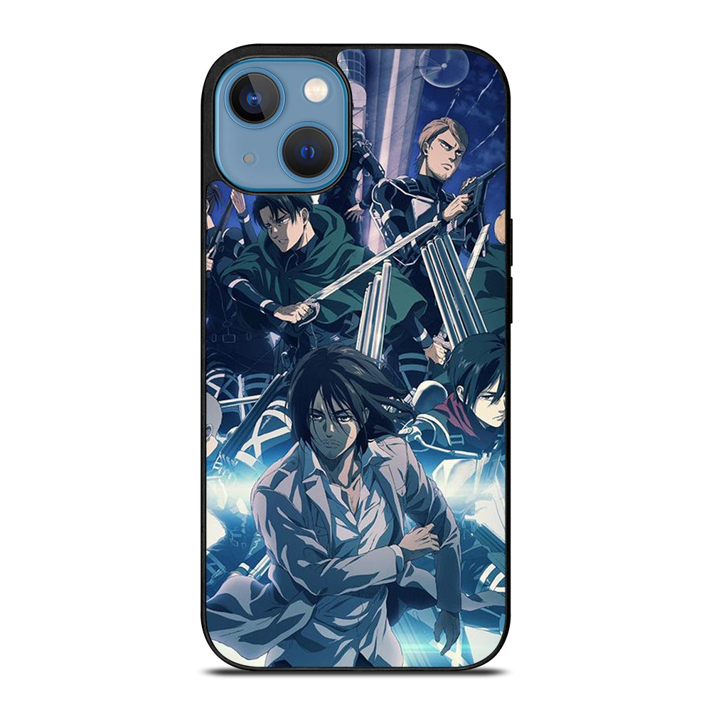ATTACK ON TITAN ANIME CHARACTER 2 iPhone 13 Case Cover