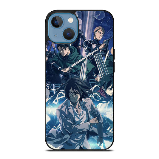 ATTACK ON TITAN ANIME CHARACTER 2 iPhone 13 Case Cover