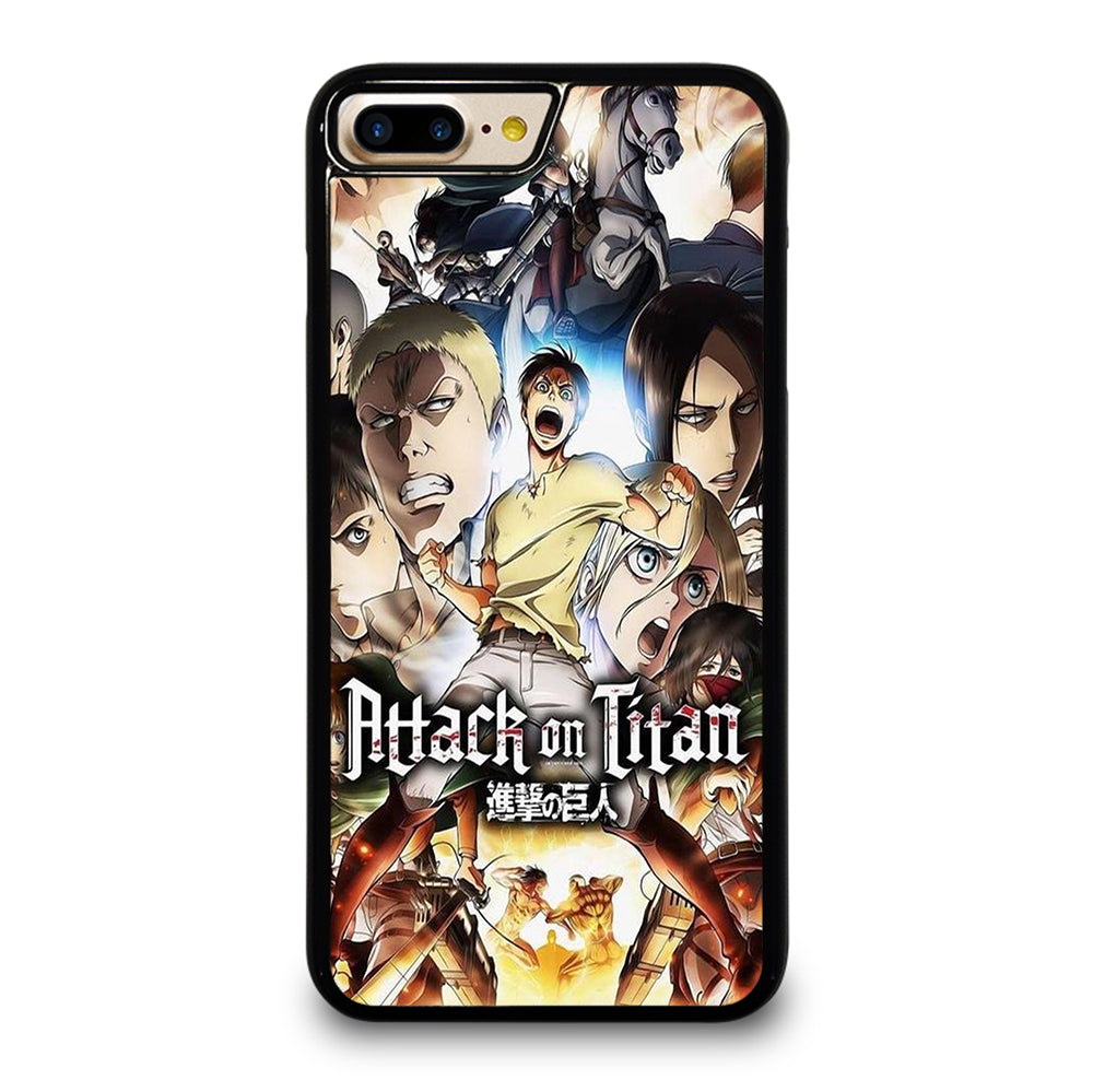 ATTACK ON TITAN CHARACTER ANIME SERIES iPhone 7 / 8 Plus Case Cover