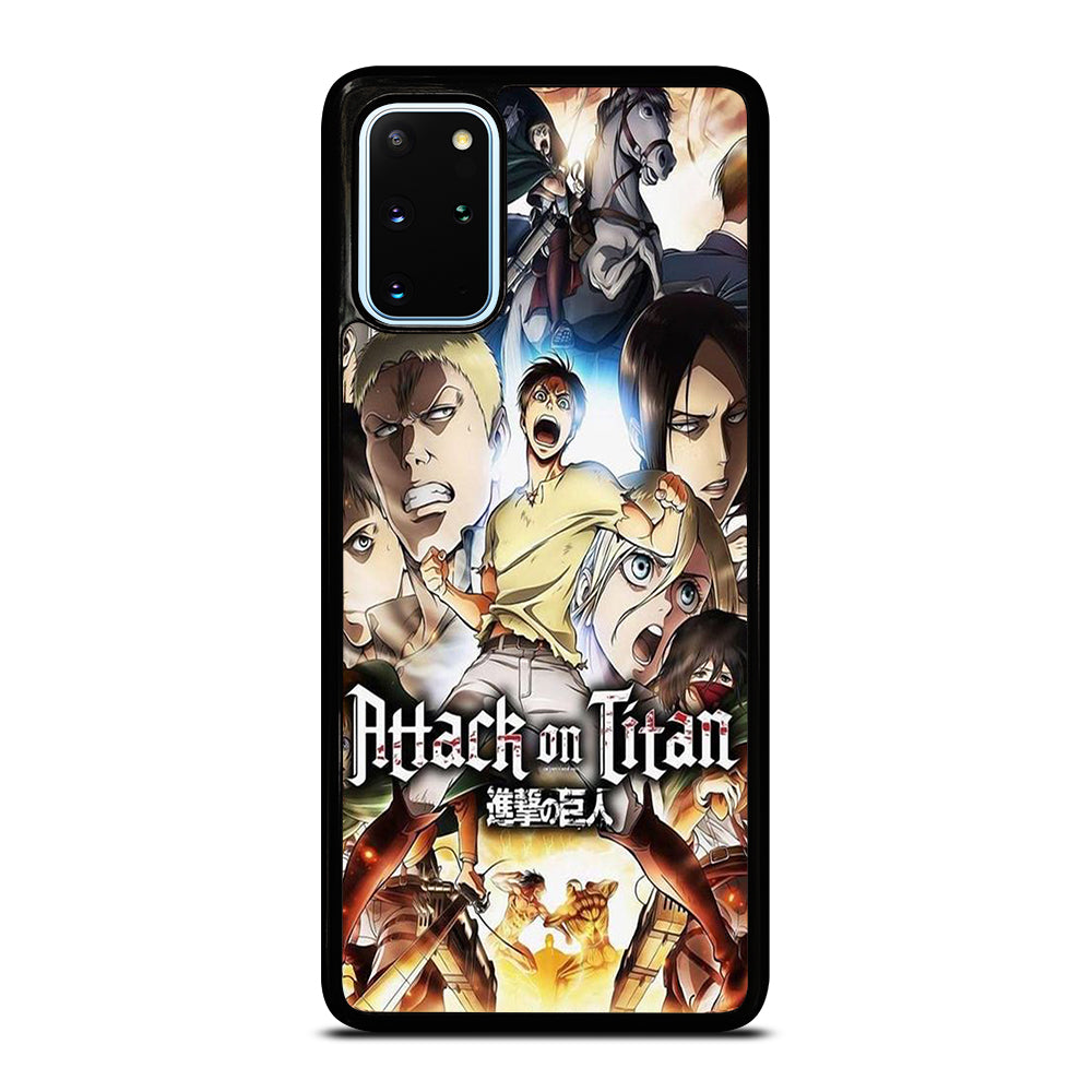 ATTACK ON TITAN CHARACTER ANIME SERIES Samsung Galaxy S20 Plus Case Cover