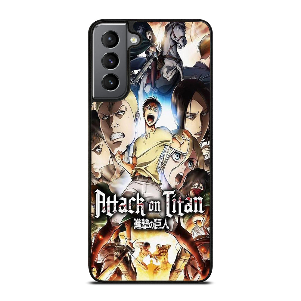 ATTACK ON TITAN CHARACTER ANIME SERIES Samsung Galaxy S21 Plus Case Cover