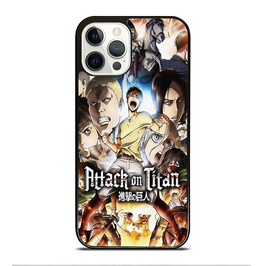 ATTACK ON TITAN CHARACTER ANIME SERIES iPhone 12 Pro Case Cover