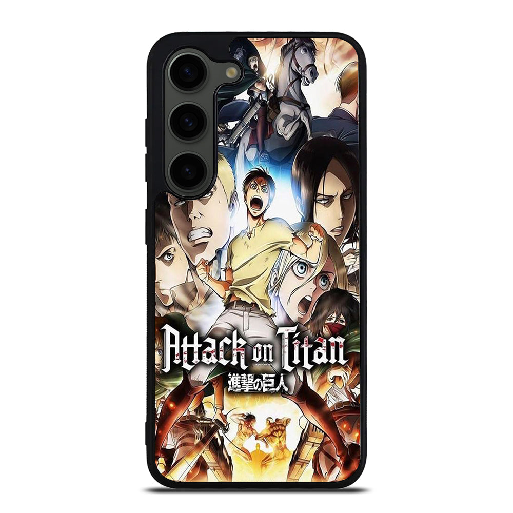 ATTACK ON TITAN CHARACTER ANIME SERIES Samsung Galaxy S23 Plus Case Cover