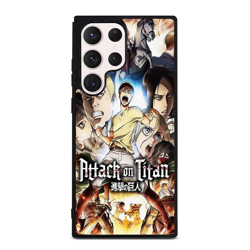ATTACK ON TITAN CHARACTER ANIME SERIES Samsung Galaxy S23 Ultra Case Cover
