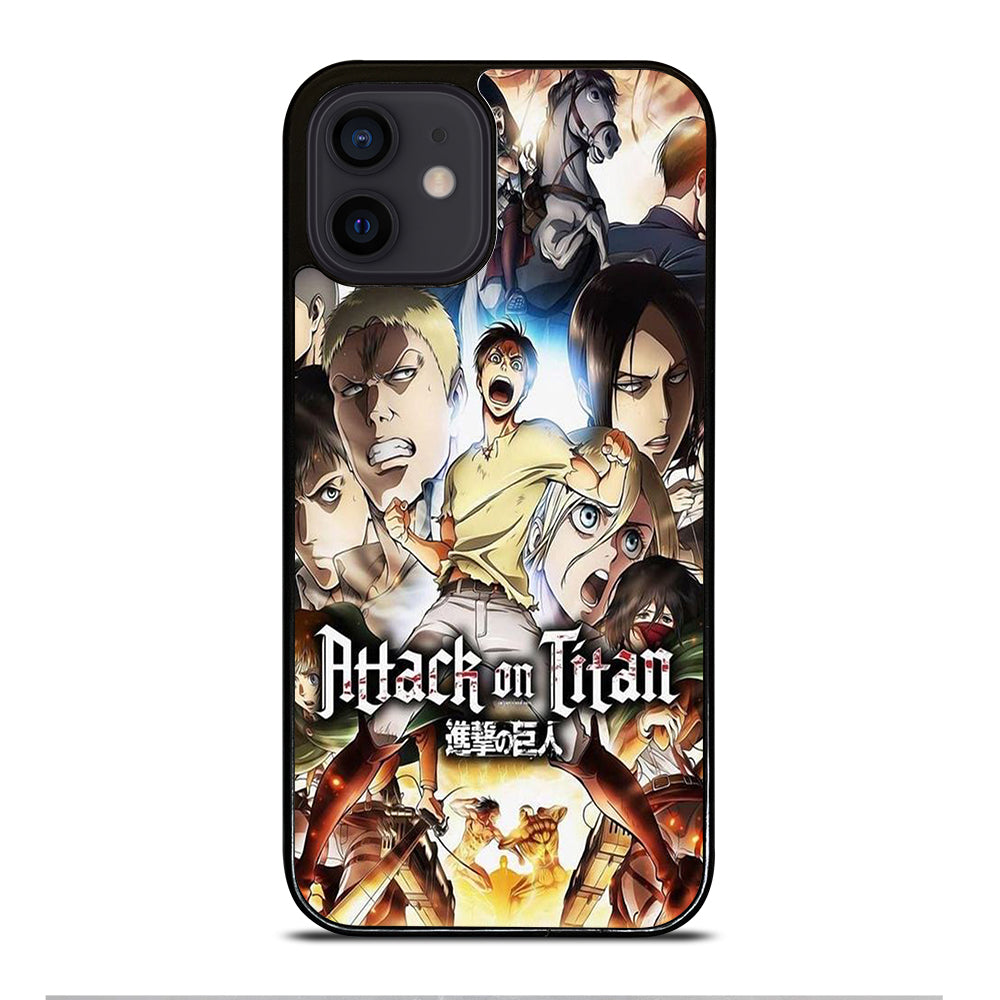 ATTACK ON TITAN CHARACTER ANIME SERIES iPhone 12 Mini Case Cover