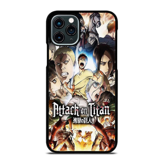 ATTACK ON TITAN CHARACTER ANIME SERIES iPhone 11 Pro Case Cover