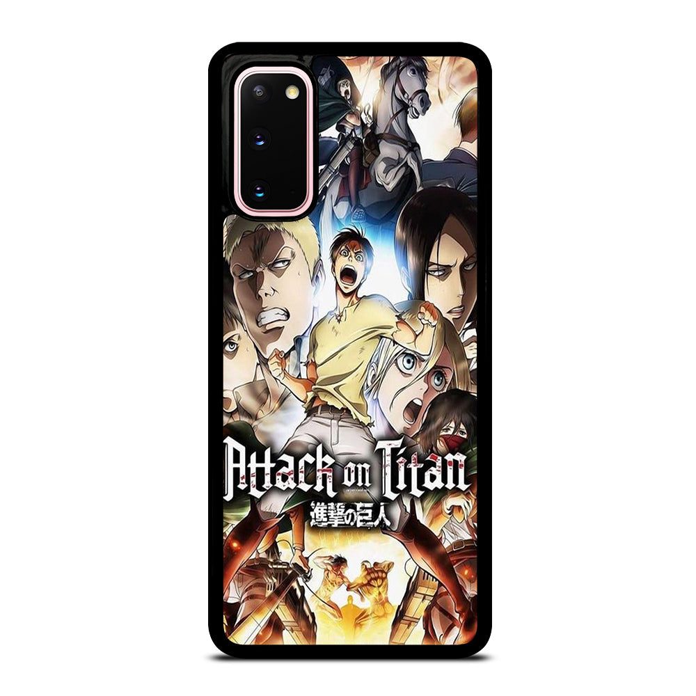ATTACK ON TITAN CHARACTER ANIME SERIES Samsung Galaxy S20 Case Cover