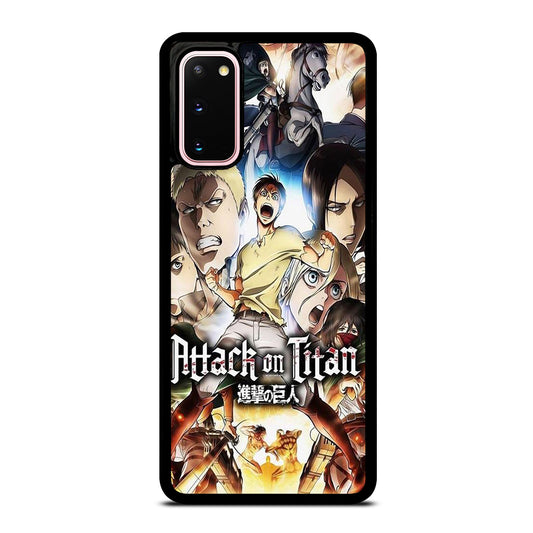 ATTACK ON TITAN CHARACTER ANIME SERIES Samsung Galaxy S20 Case Cover