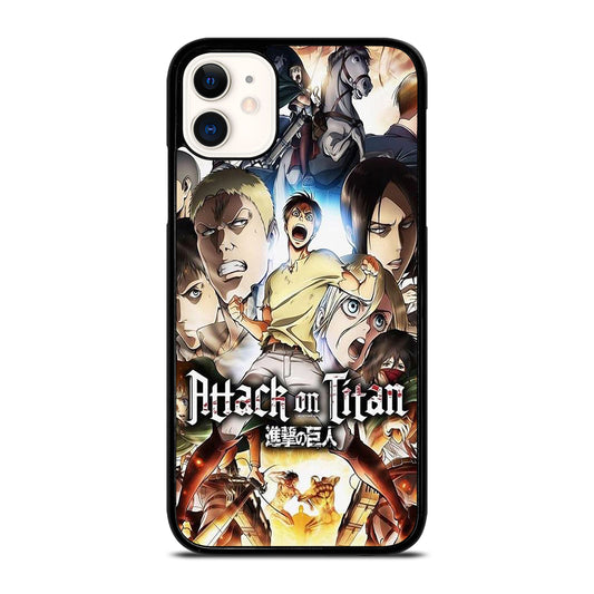 ATTACK ON TITAN CHARACTER ANIME SERIES iPhone 11 Case Cover