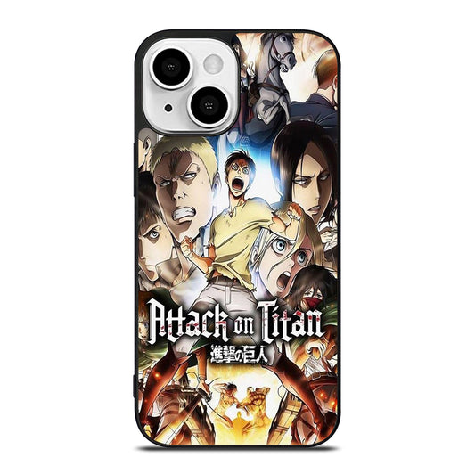 ATTACK ON TITAN CHARACTER ANIME SERIES iPhone 13 Mini Case Cover