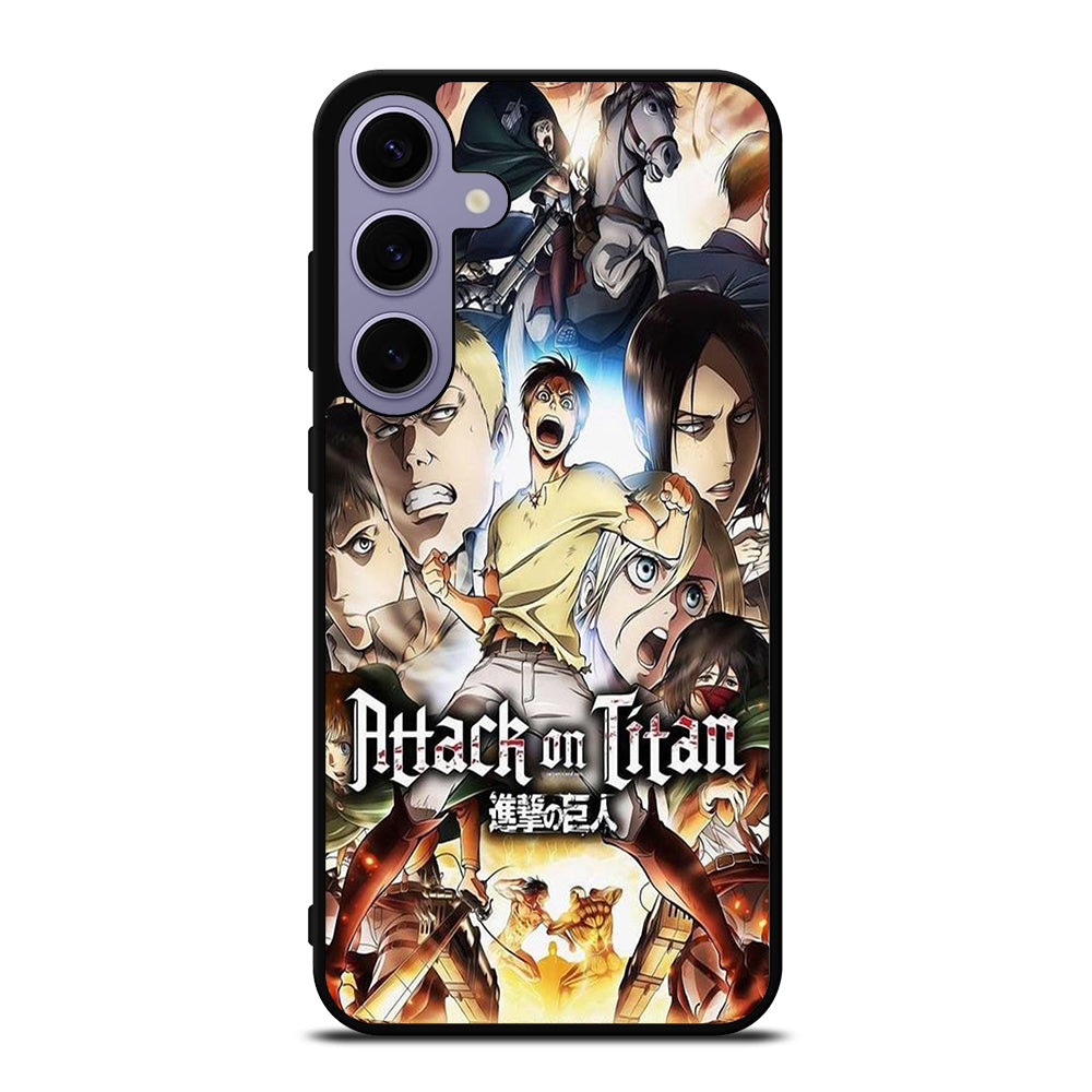 ATTACK ON TITAN CHARACTER ANIME SERIES Samsung Galaxy S24 Plus Case Cover