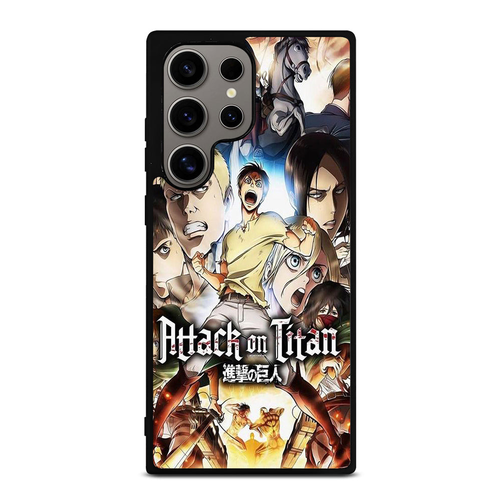 ATTACK ON TITAN CHARACTER ANIME SERIES Samsung Galaxy S24 Ultra Case Cover