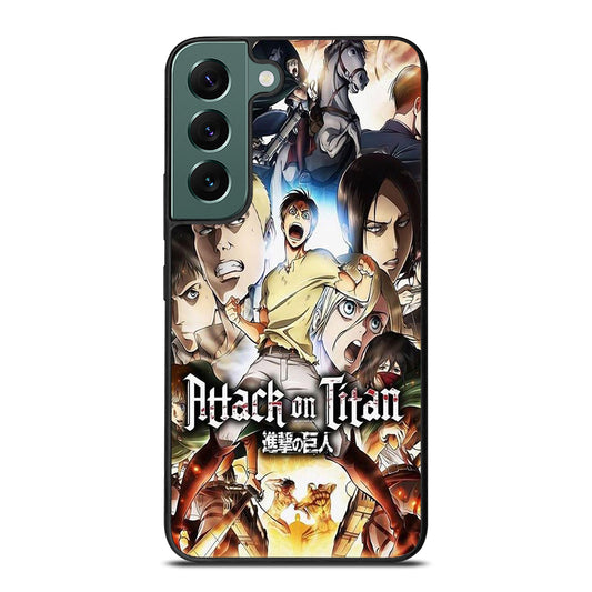 ATTACK ON TITAN CHARACTER ANIME SERIES Samsung Galaxy S22 Case Cover