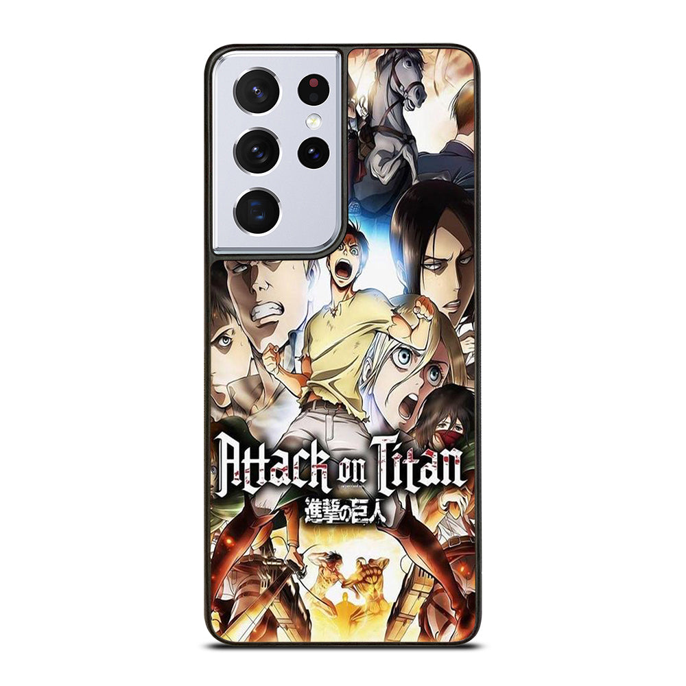 ATTACK ON TITAN CHARACTER ANIME SERIES Samsung Galaxy S21 Ultra Case Cover