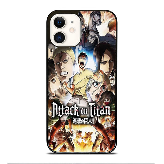 ATTACK ON TITAN CHARACTER ANIME SERIES iPhone 12 Case Cover