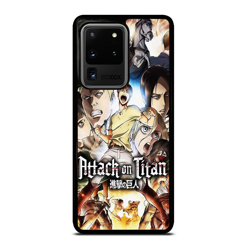 ATTACK ON TITAN CHARACTER ANIME SERIES Samsung Galaxy S20 Ultra Case Cover