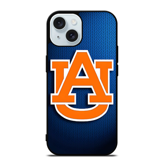 AUBURN TIGERS EMBLEM iPhone 15 Case Cover