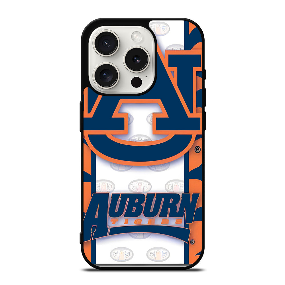 AUBURN TIGERS NFL ICON iPhone 15 Pro Case Cover
