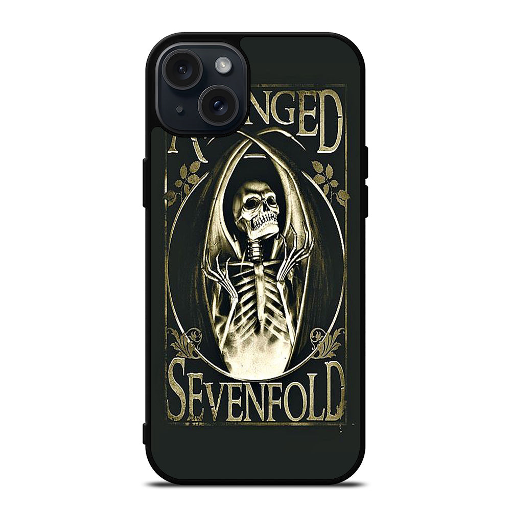 AVENGED SEVENFOLD BAND SKULL LOGO iPhone 15 Plus Case Cover
