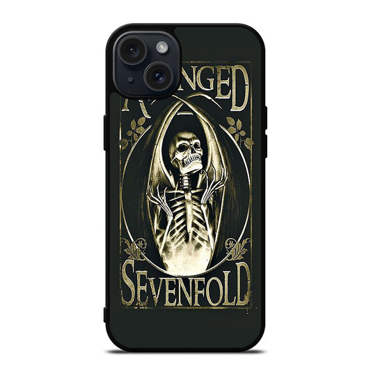AVENGED SEVENFOLD BAND SKULL LOGO iPhone 15 Plus Case Cover