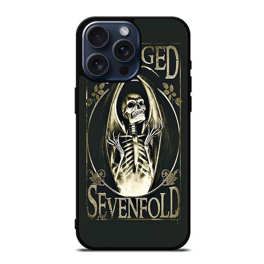 AVENGED SEVENFOLD BAND SKULL LOGO iPhone 15 Pro Max Case Cover
