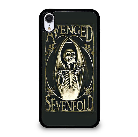 AVENGED SEVENFOLD BAND SKULL LOGO iPhone XR Case Cover