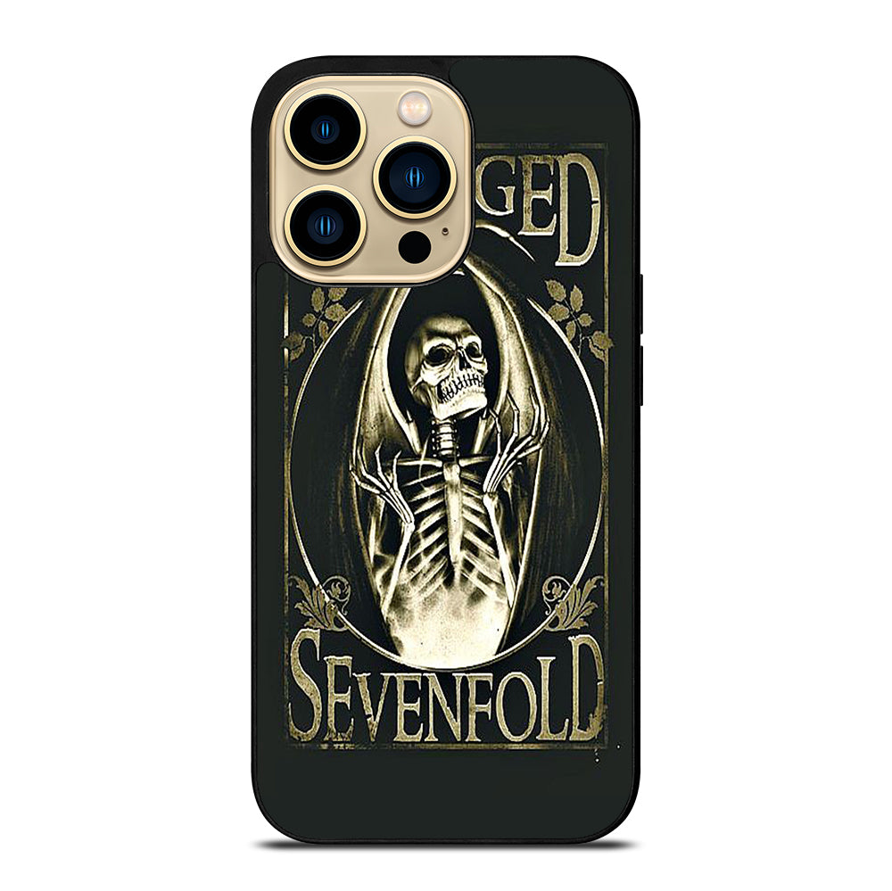AVENGED SEVENFOLD BAND SKULL LOGO iPhone 14 Pro Max Case Cover