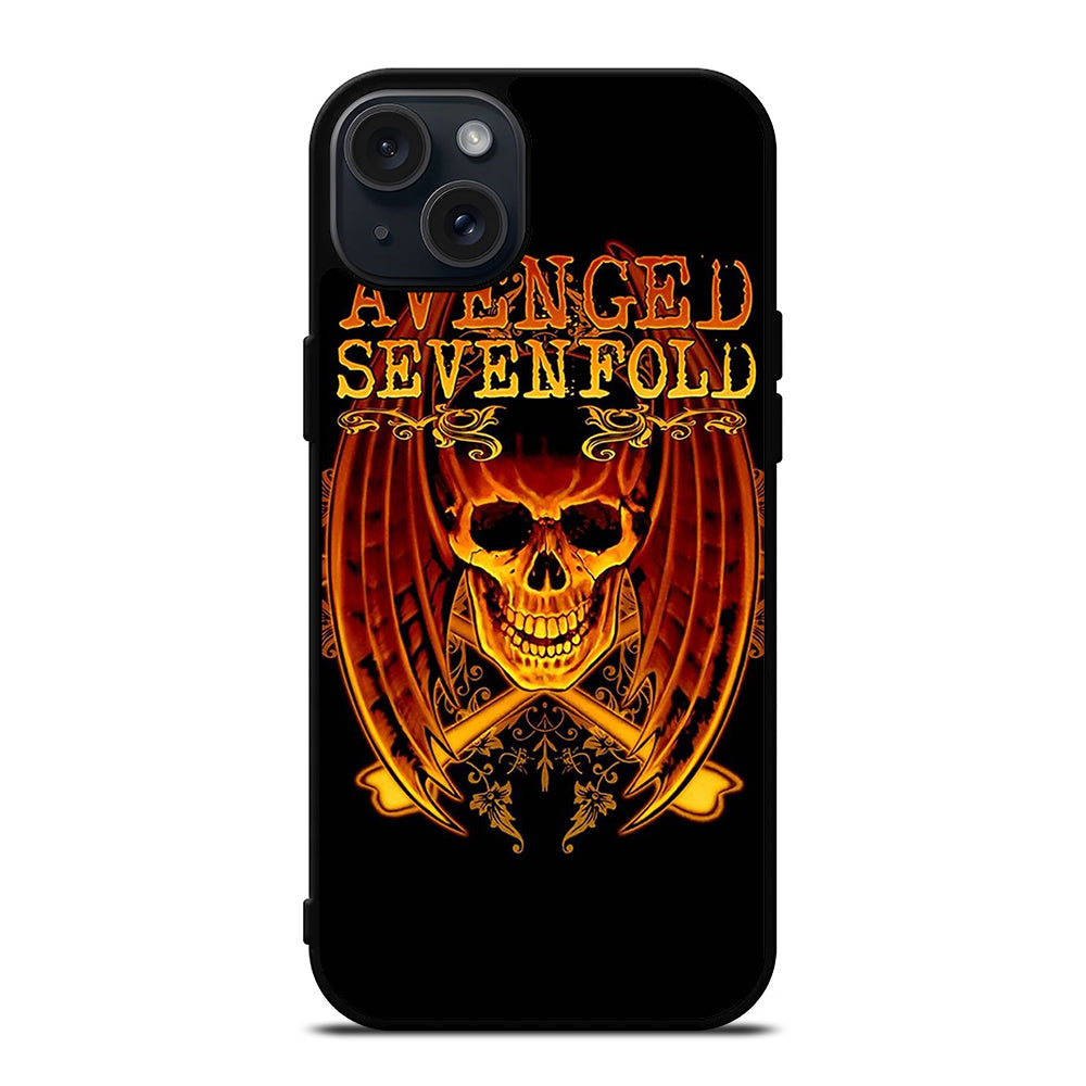 AVENGED SEVENFOLD ROCK BAND LOGO iPhone 15 Plus Case Cover