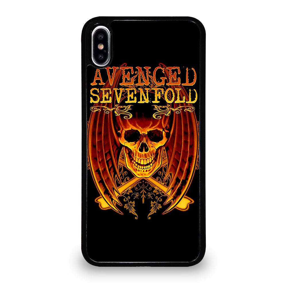 AVENGED SEVENFOLD ROCK BAND LOGO iPhone XS Max Case Cover